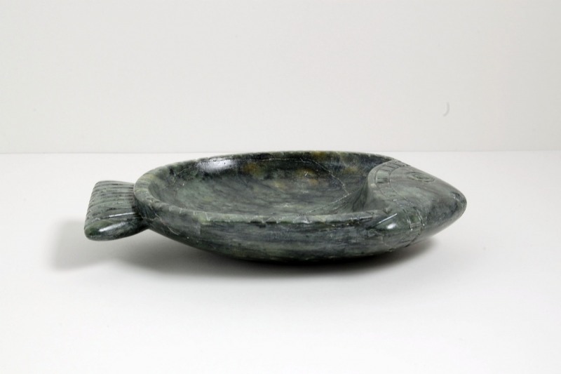 Fisch Speckstein, grüne Schale, 260,-€